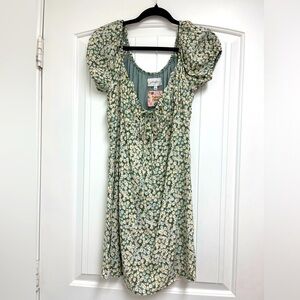 The Copper Closet - Green Floral Dress Women’s Small NWT